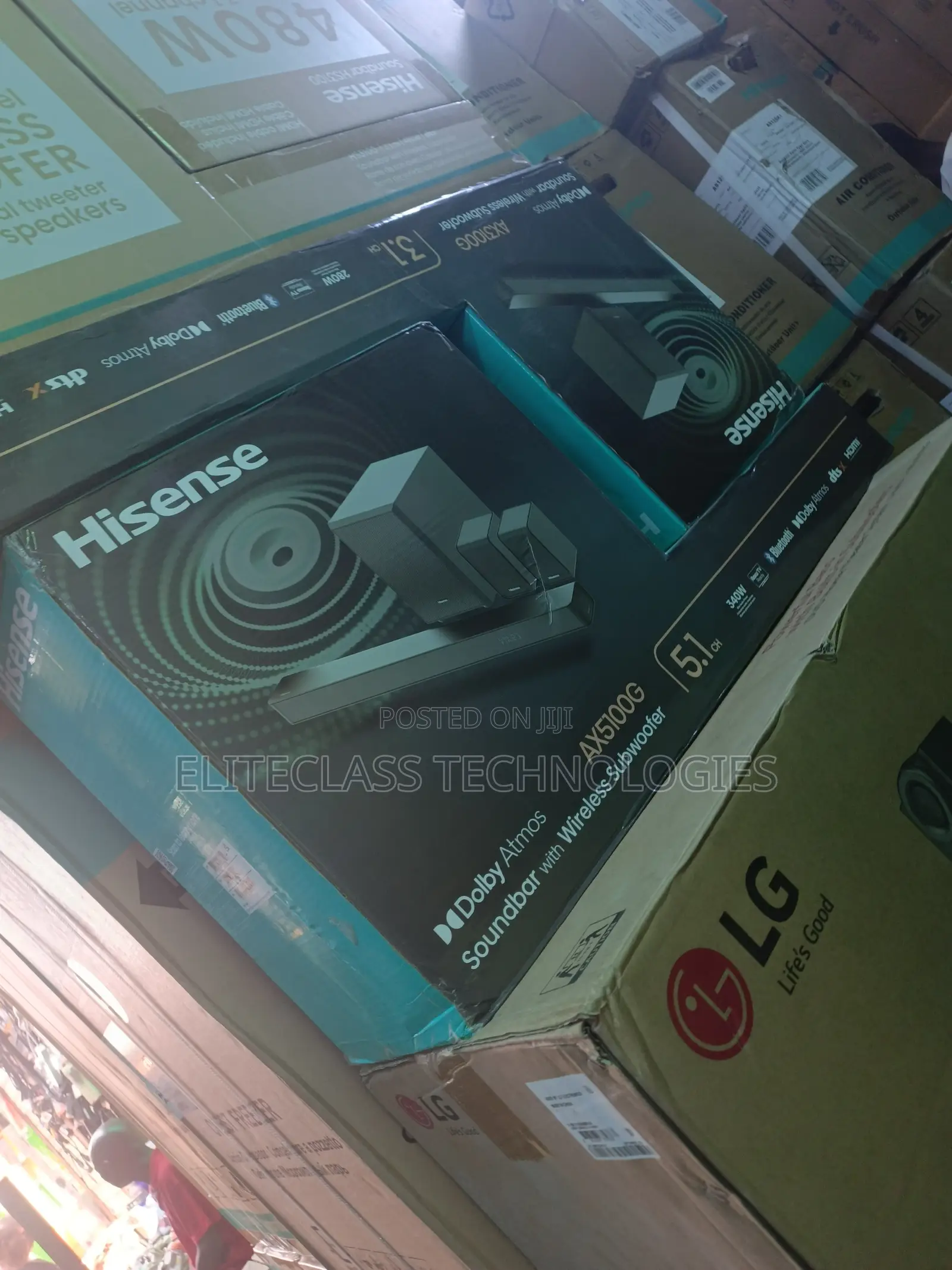 Hisense 340 Watts Soundbar 5.1ch Aud5100g- Ax