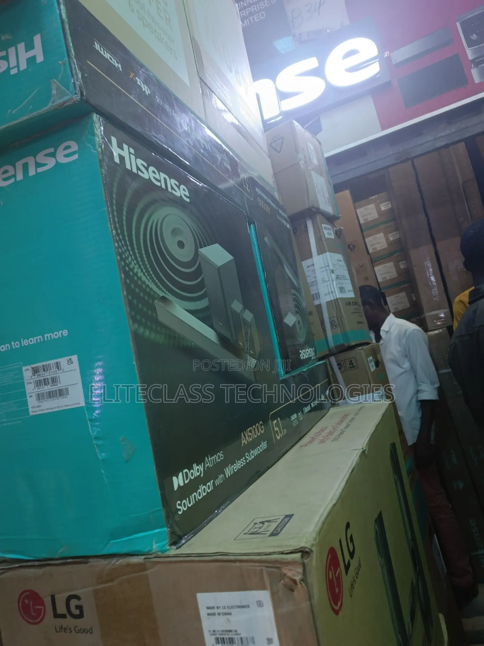 Hisense 340w 5.1ch Bluetooth and Wireless Sound Bar