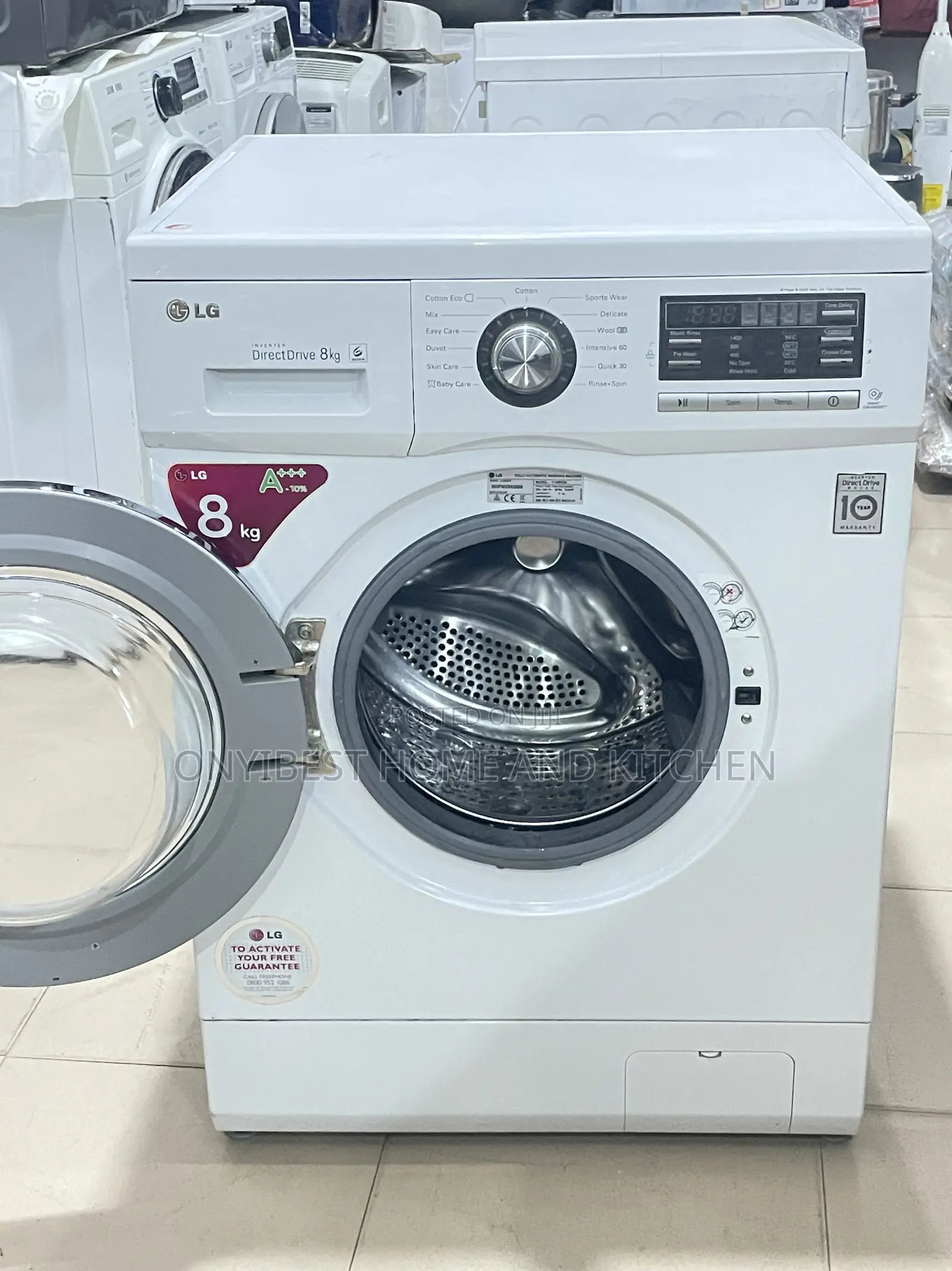 Lg 8kg Wash Rinse and Spin Inverter Washing Machine