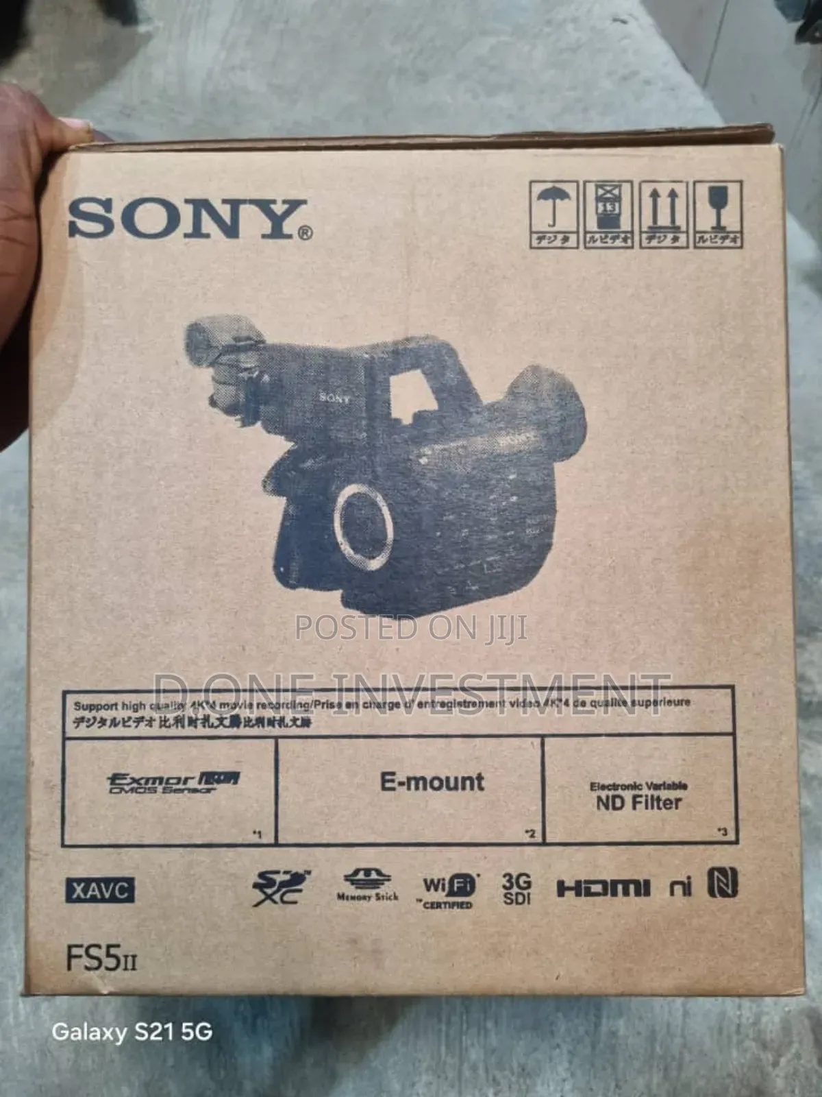 Sony PXW-Fs5 Mark Ii Super 35mm Cmos Camera With Ef 18-105mm Lens