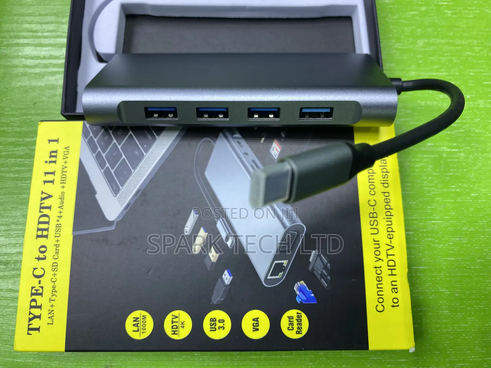 Type-C to HDTV 11 in 1 Adapter