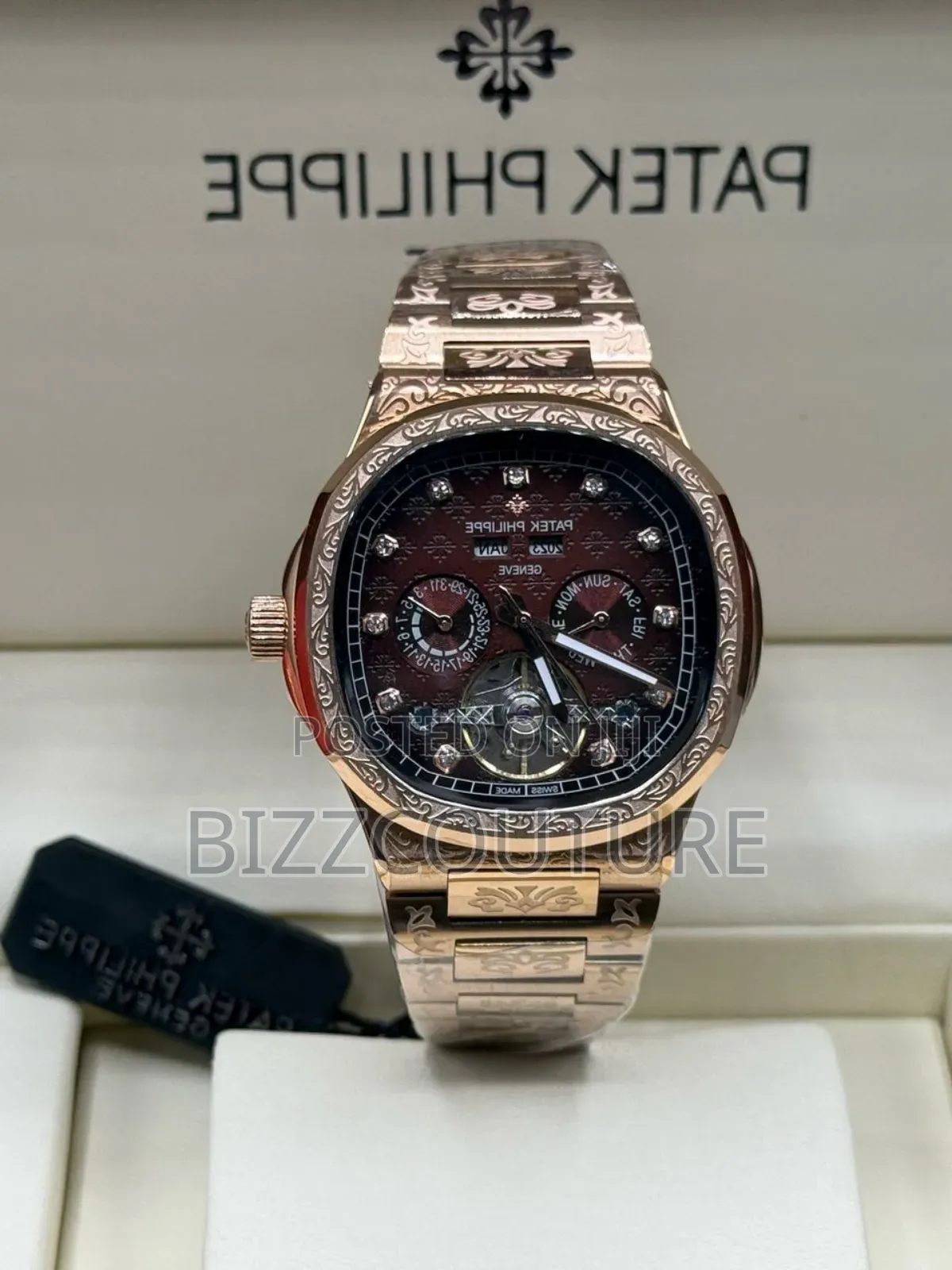 Original Patek Philippe Gold Stainless Steel Watch in Store