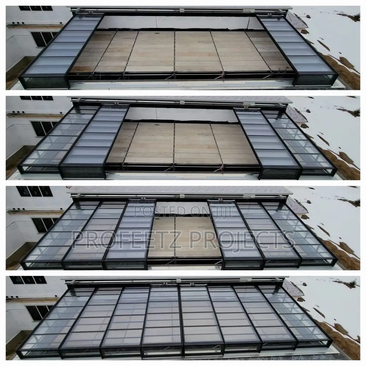 Retractable Slide Roof in Lagos