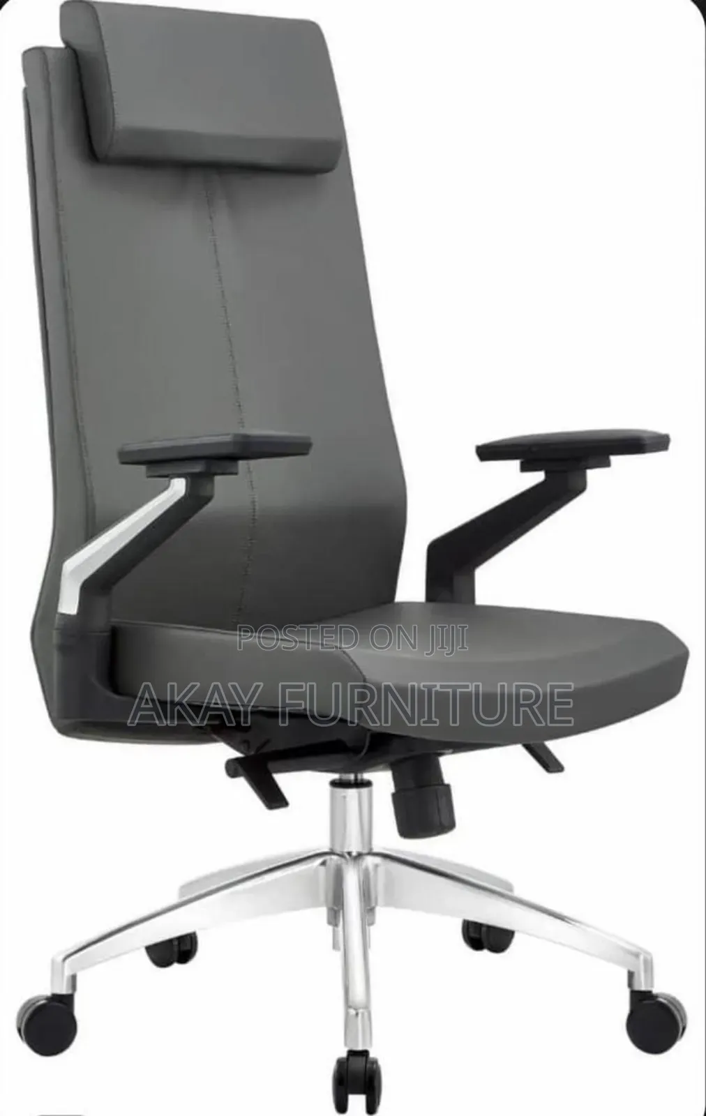 Grey High Back Office Chair