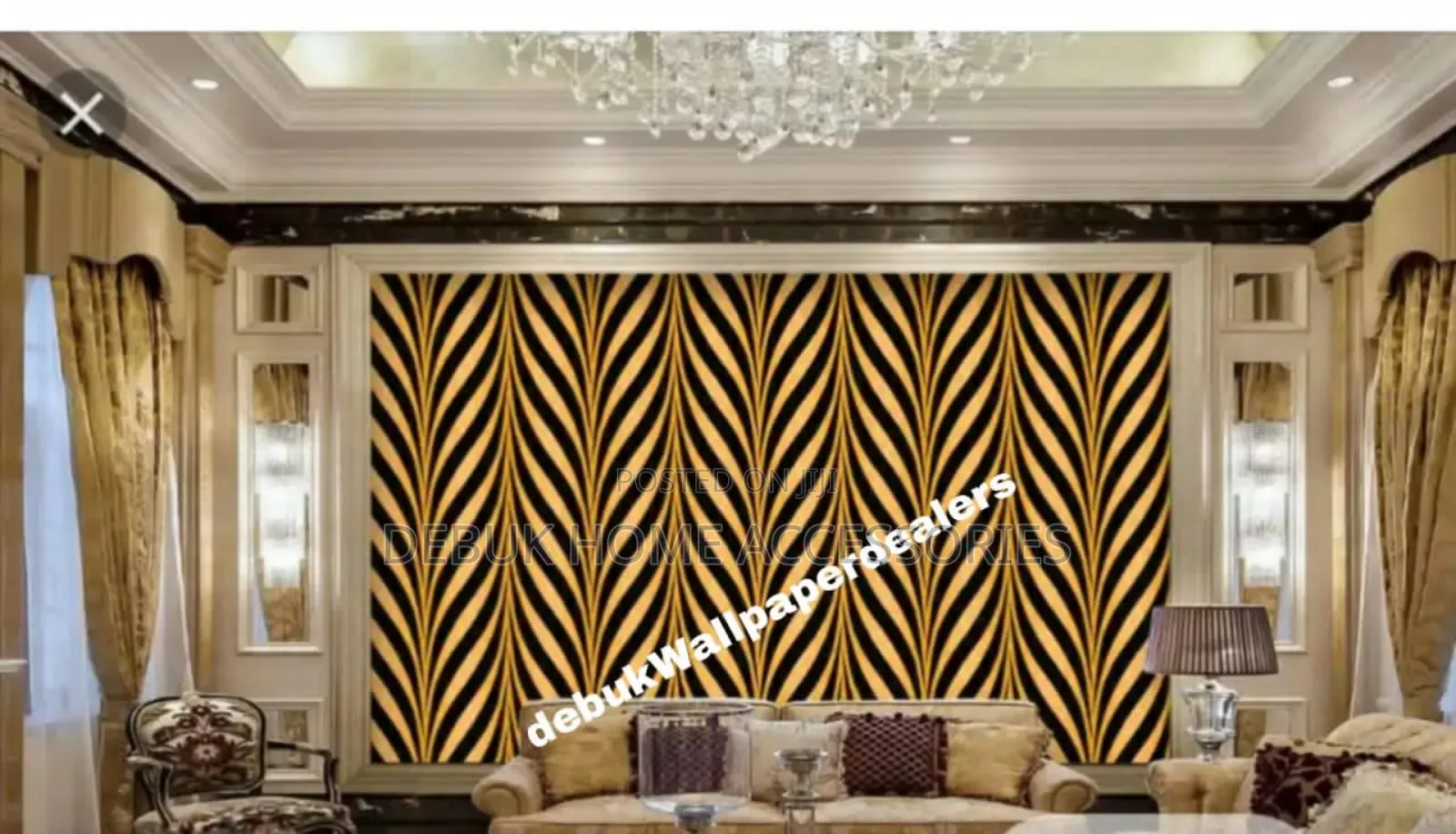 Affordable Black and Gold Paper