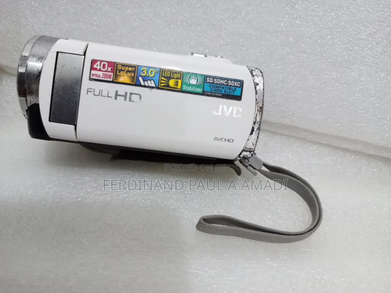 JVC Full Hd Video and Photo Camera Sd Memory Card