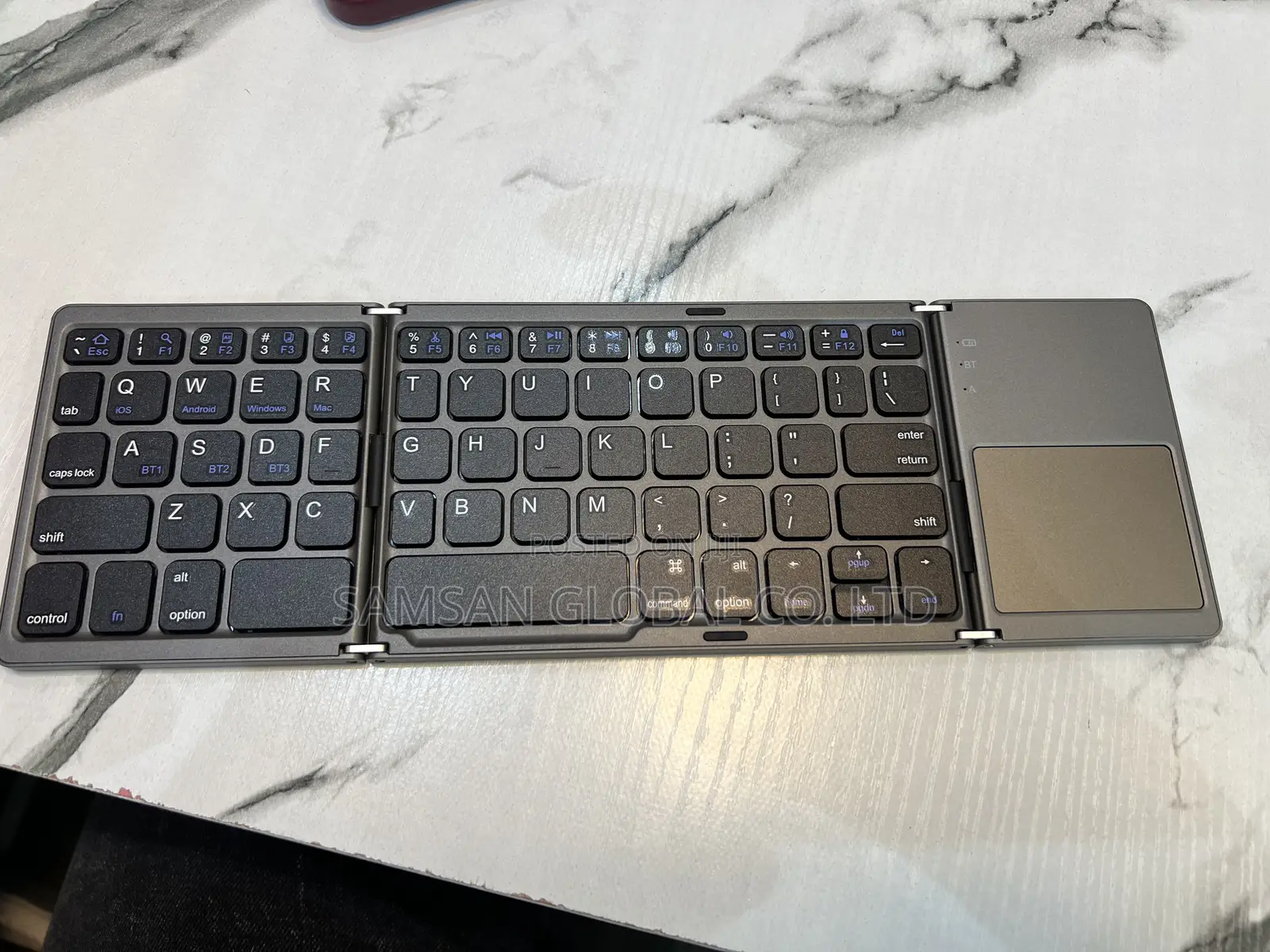 Wireless Foldable Keyboard for Laptop, Desktop, iPad, Phone, Tablet