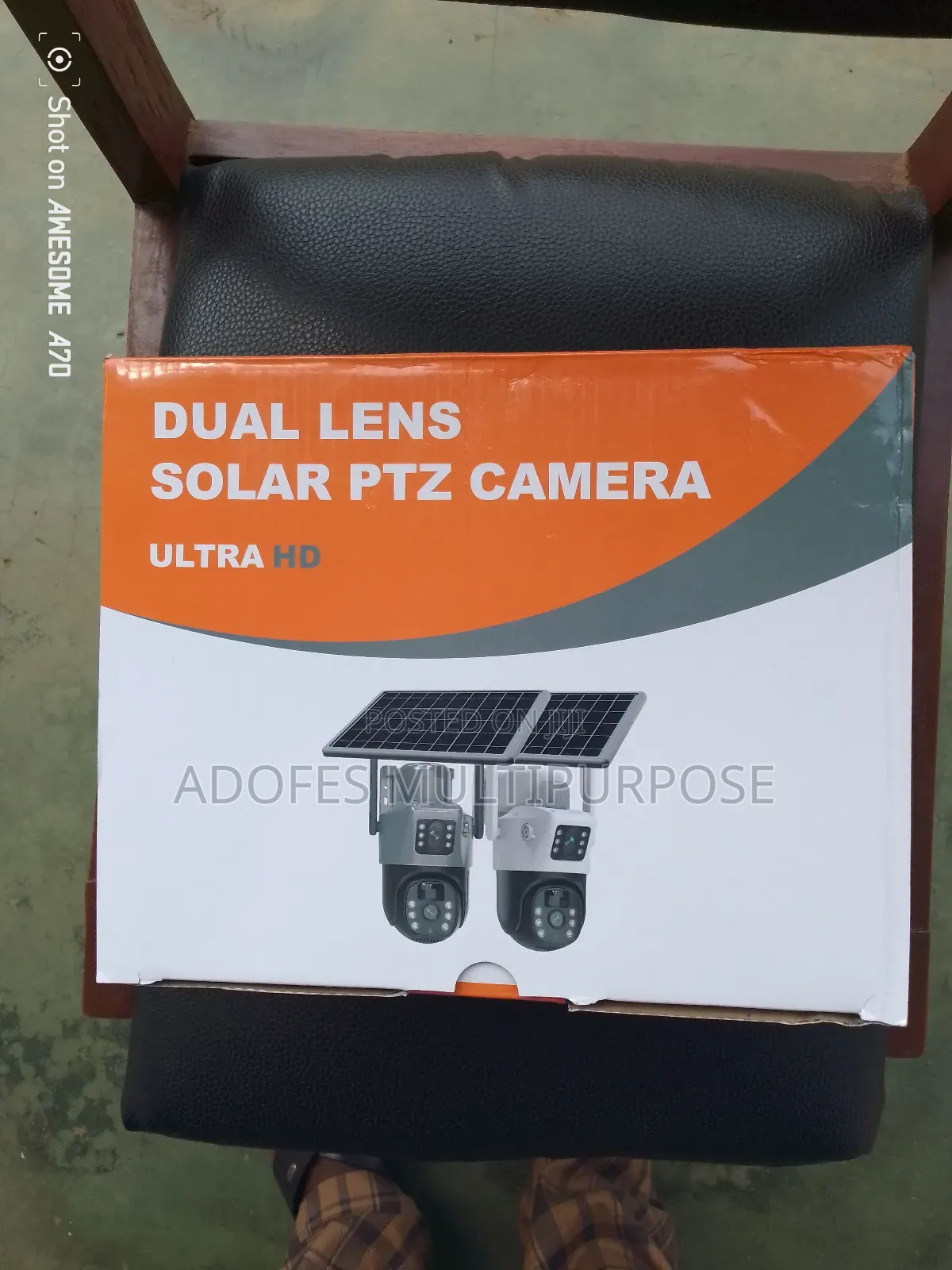 Solar CCTV Camera Dual Lens Ultra Hd PZT