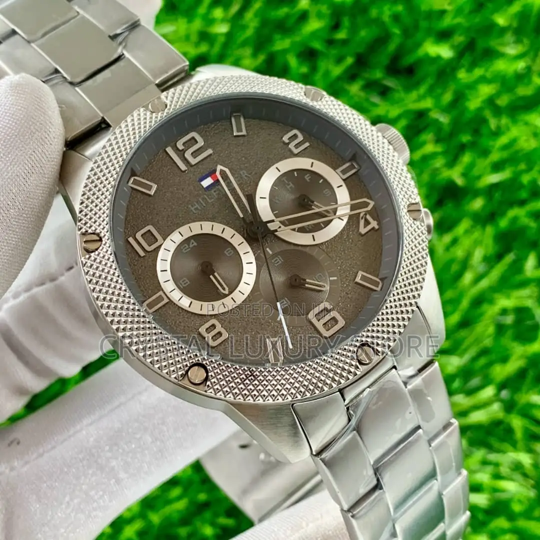 Tommy Hilfiger Quality Luxury Men Chain Strap Wristwatch