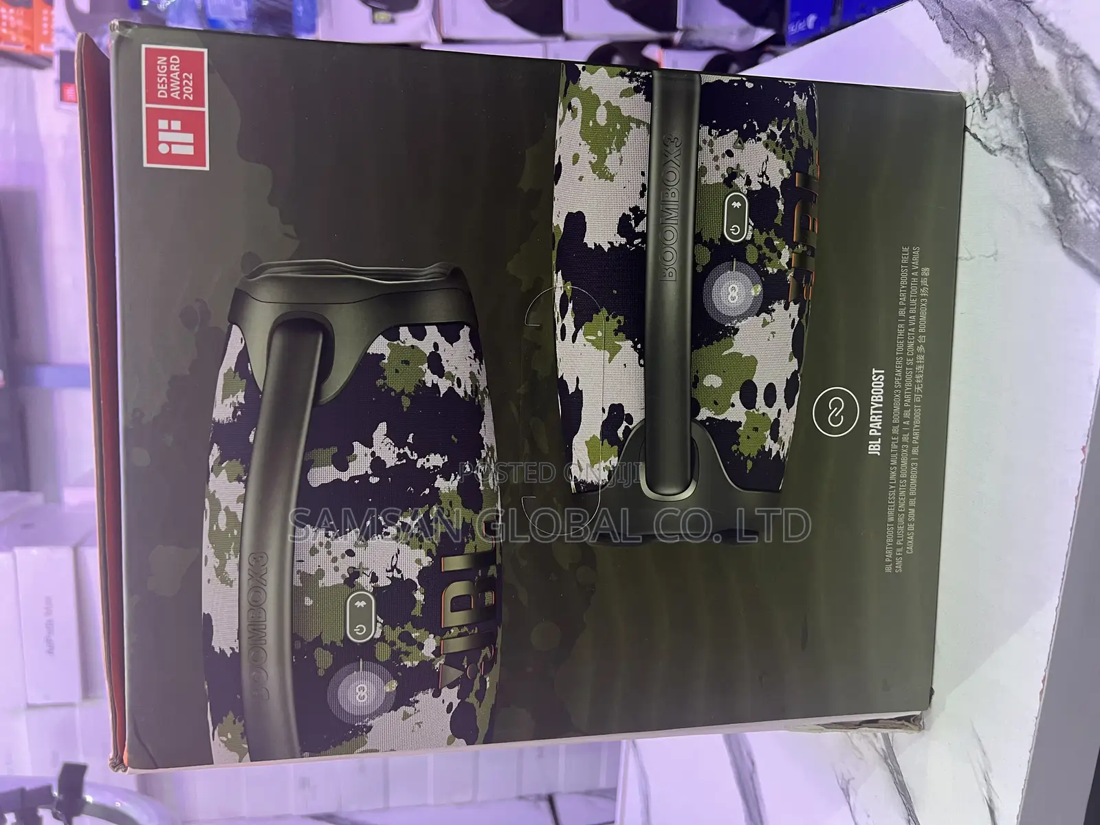 JBL Boombox 3 –Feel the Earth Shaking Bass,Hear the Power!