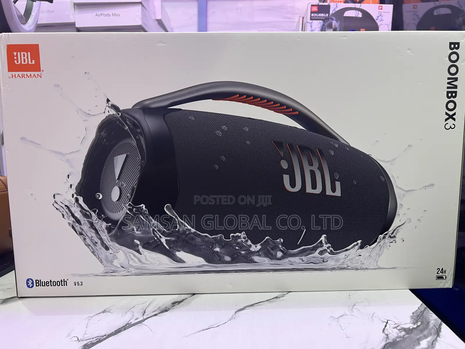 JBL Boombox 3 –Feel the Earth Shaking Bass,Hear the Power!