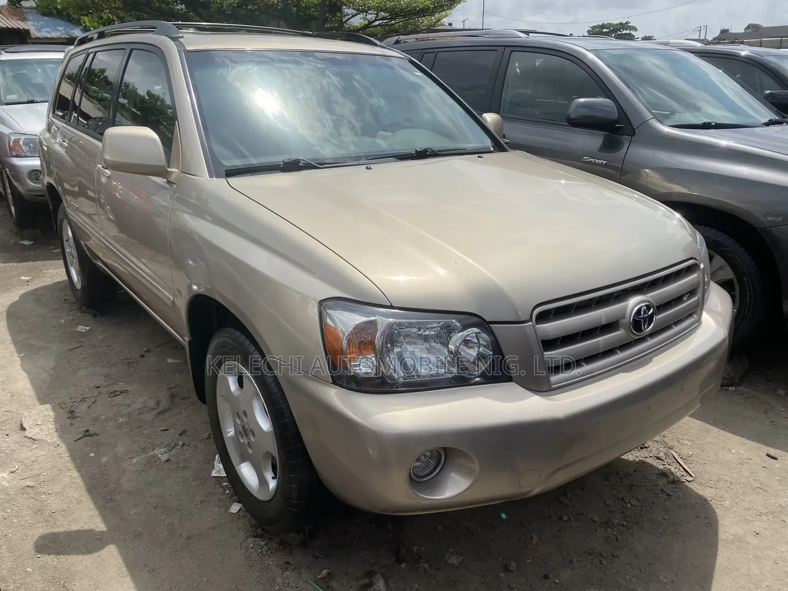 Toyota Highlander Limited V6 4x4 2007 Gold