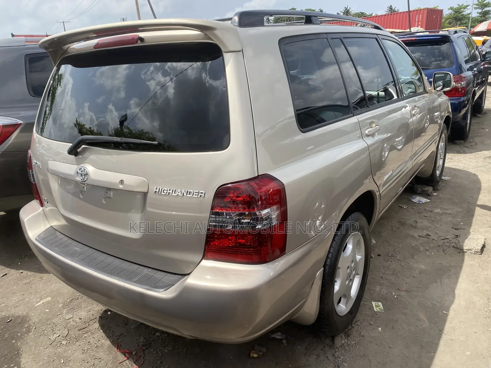 Toyota Highlander Limited V6 4x4 2007 Gold