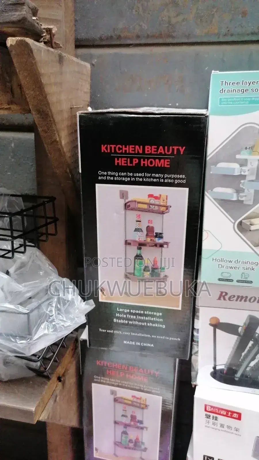 Kitchen Trolley for Hanging Your Spices