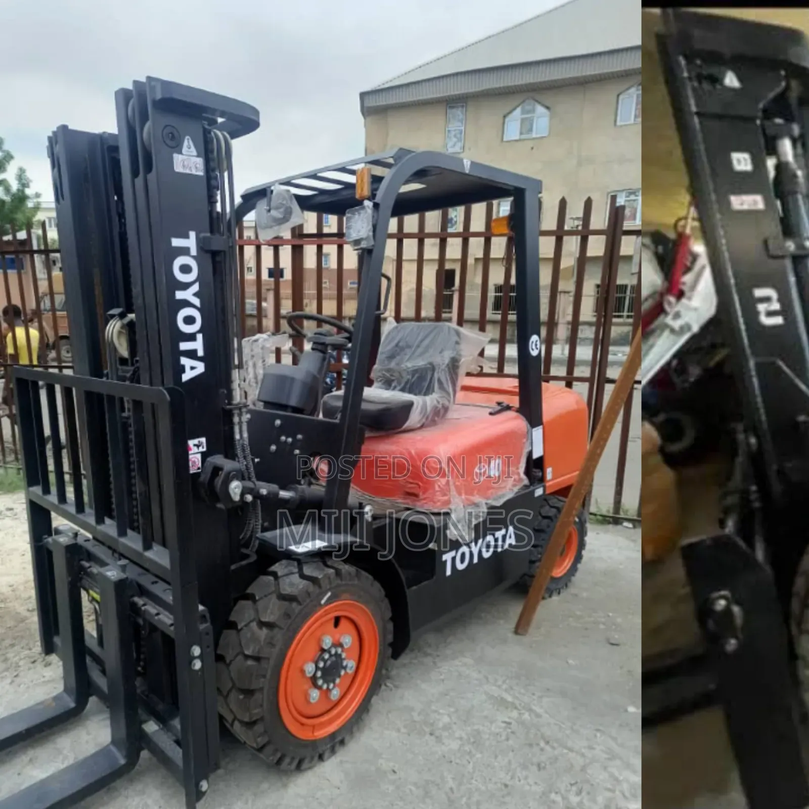 Toyota 4-ton Gas / Diesel Forklift - Zero Hour, Brand New"