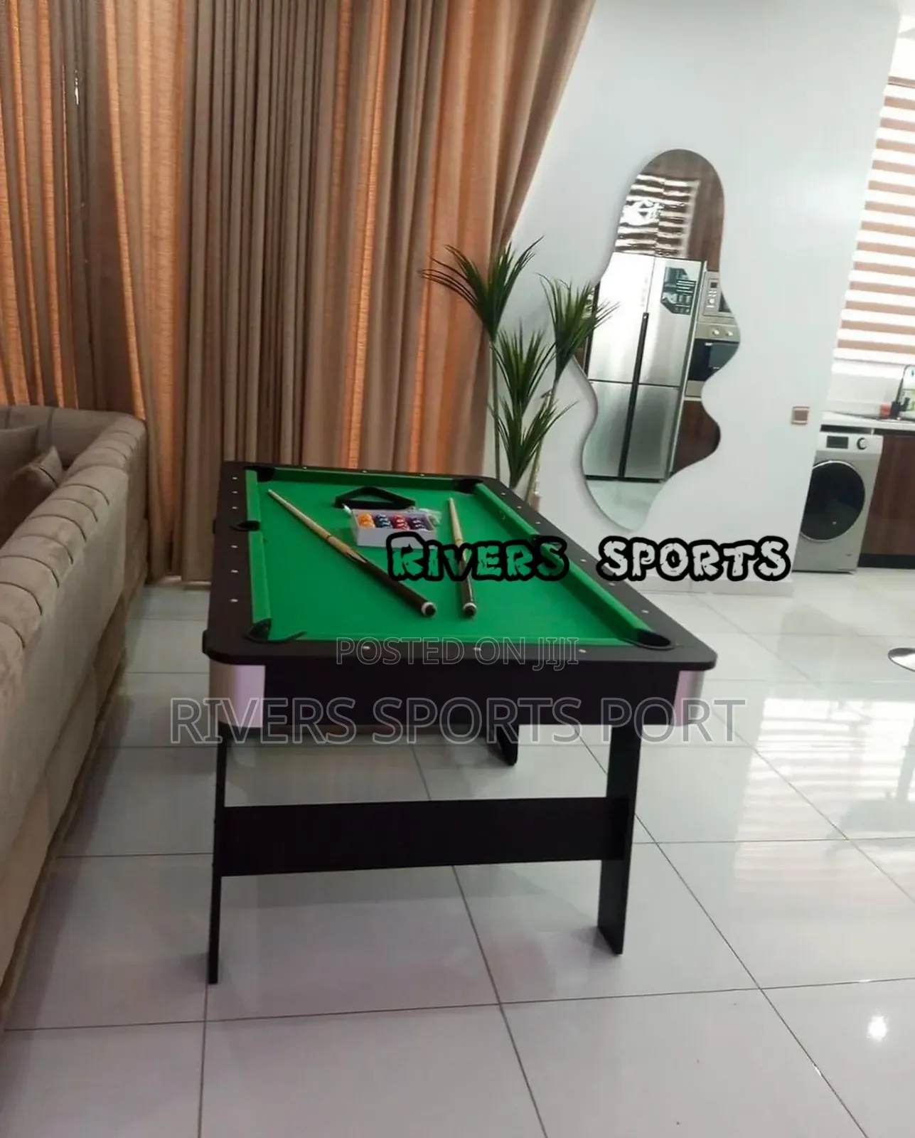 6ft Supermaxpro Foldable Snooker Board Table With Accesories