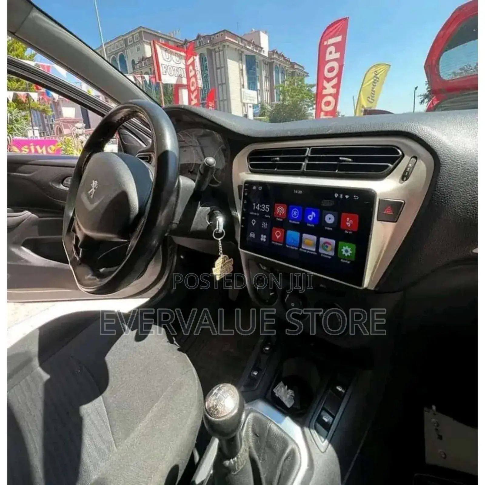 Peugeot 301 Android Player + Reverse Camera And Canbus