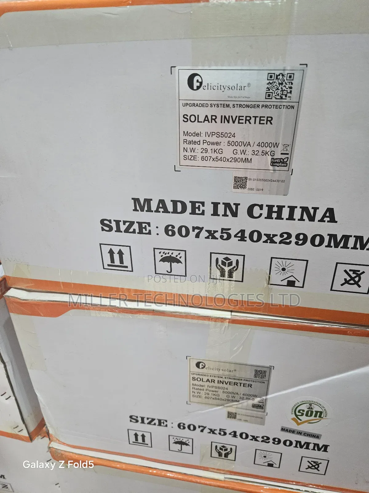 5kva 24v Felicity Inverter Transformer Based Available Now