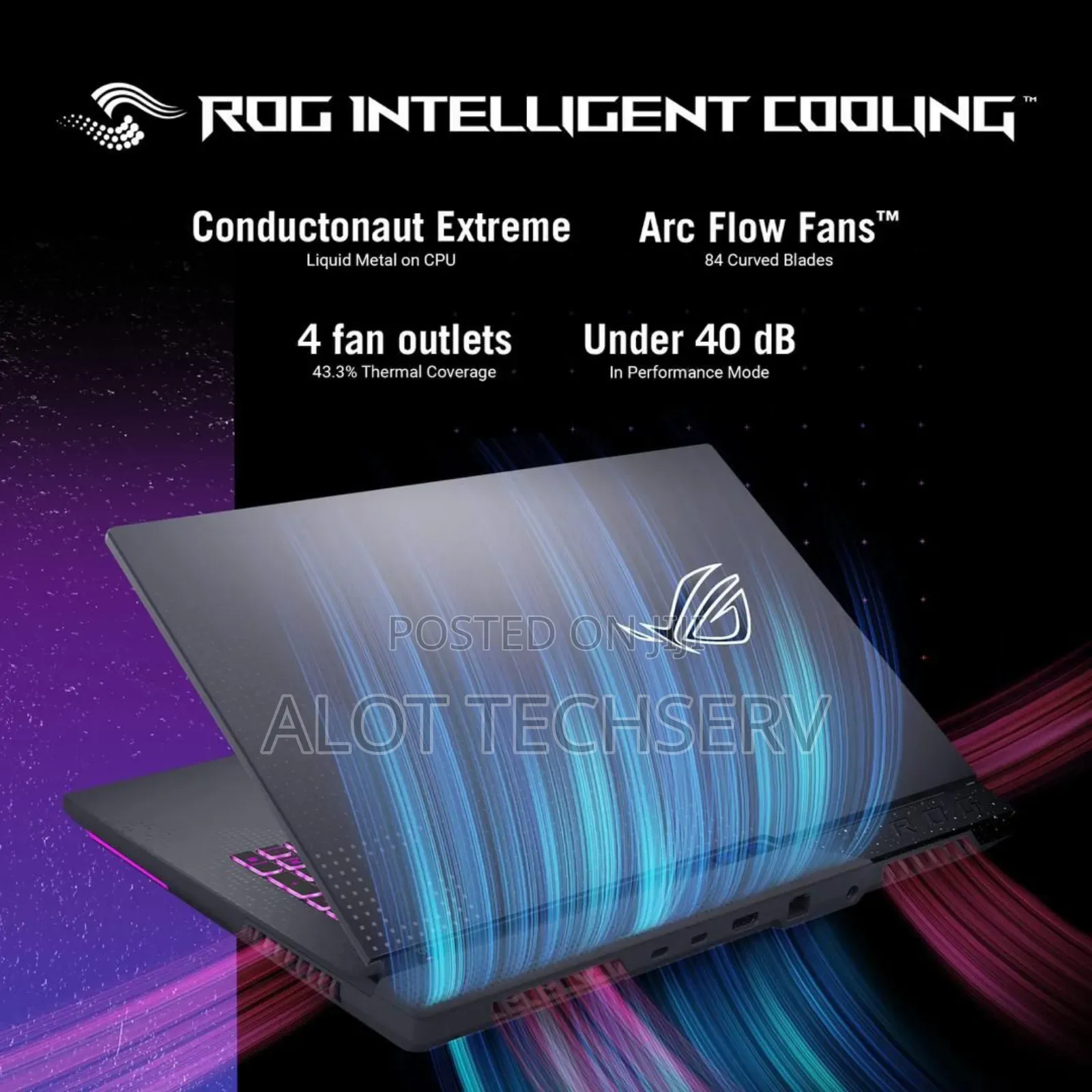 New Laptop Asus ROG Strix G17 16GB AMD Ryzen 9 SSD 1T