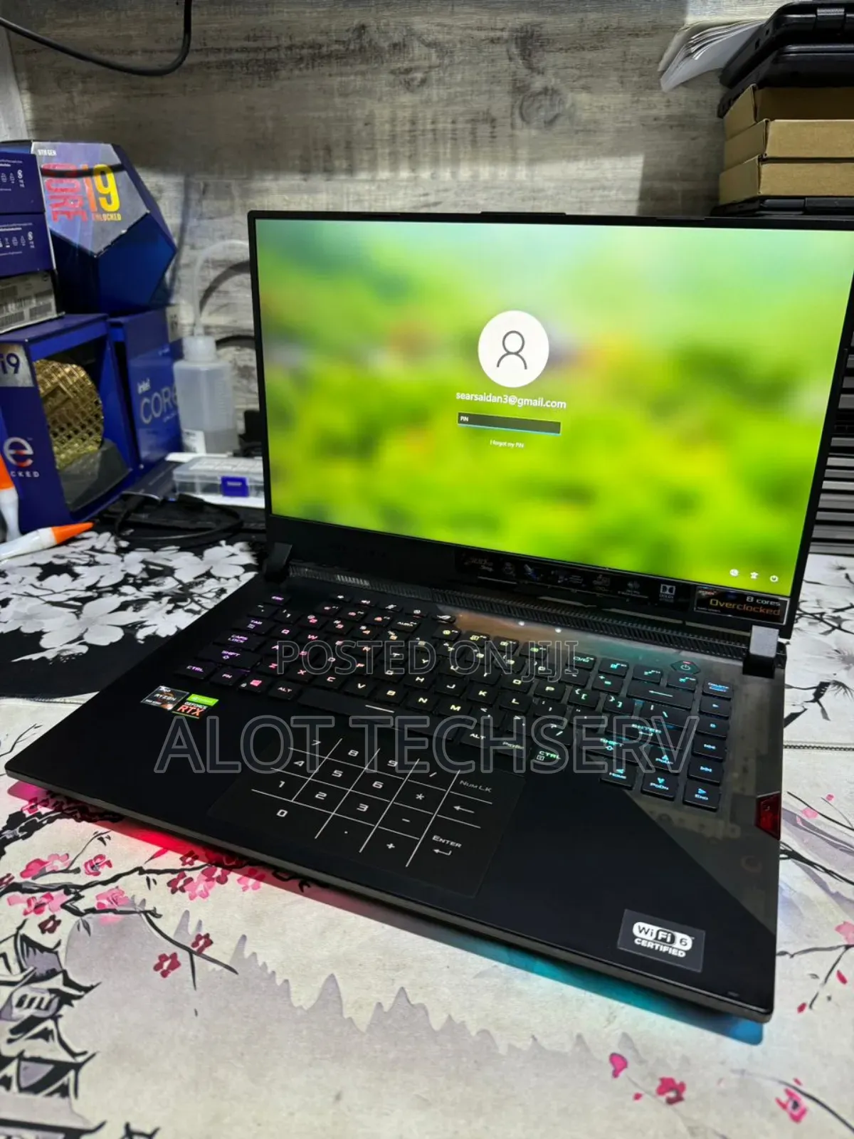 Laptop Asus ROG Strix G17 16GB AMD Ryzen 9 SSD 1T