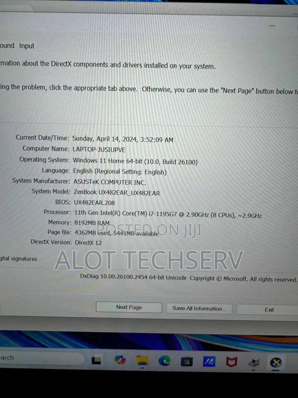 Laptop Asus Zenbook Duo 14 8GB Intel Core I7 SSD 512GB