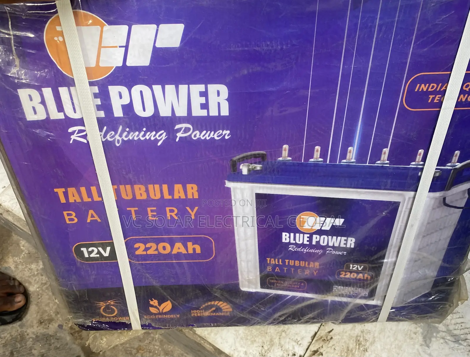 220ah Blue Power Tubular Battery