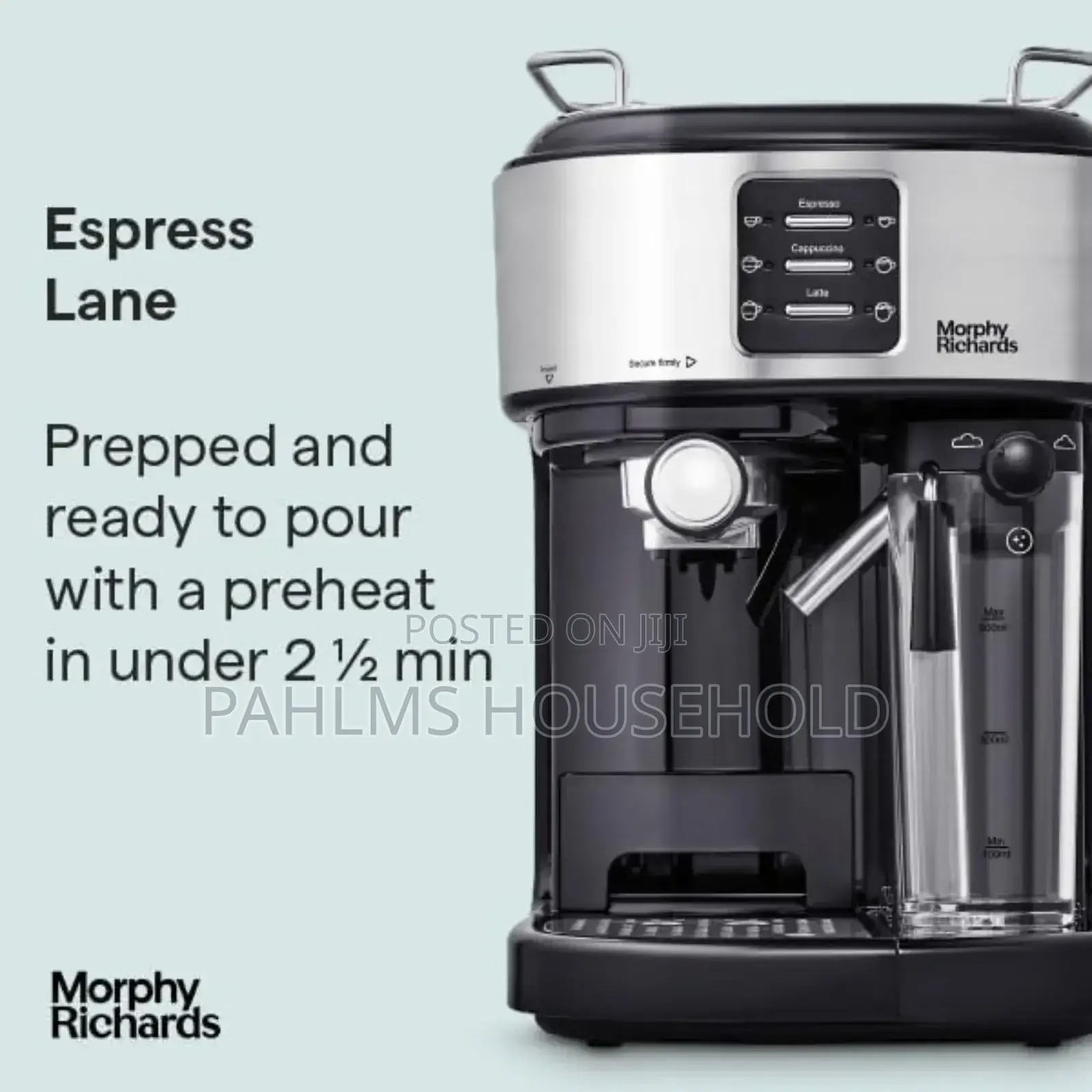 Morphy Richards 15 Bar Pressure Cappuccino, Espresso Machine