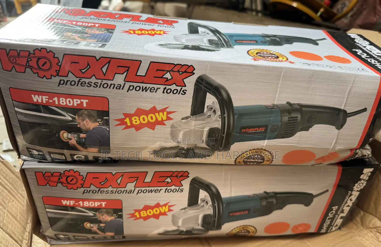 Worx Flex 1800w Polisher With Complete Accessories
