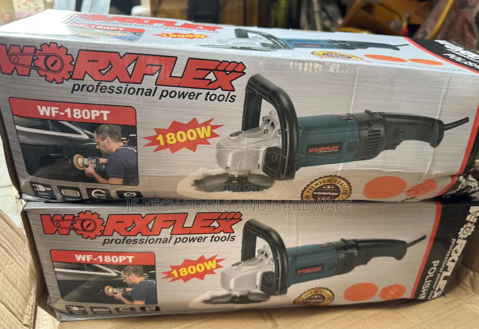 Worx Flex 1800w Polisher With Complete Accessories