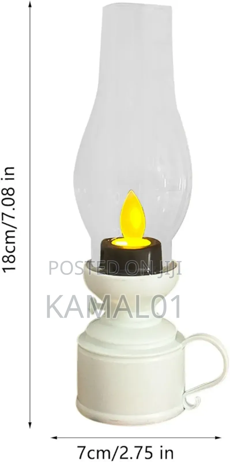 Vintage Kerosene Lamp Electronic Swing Candle, Flameless