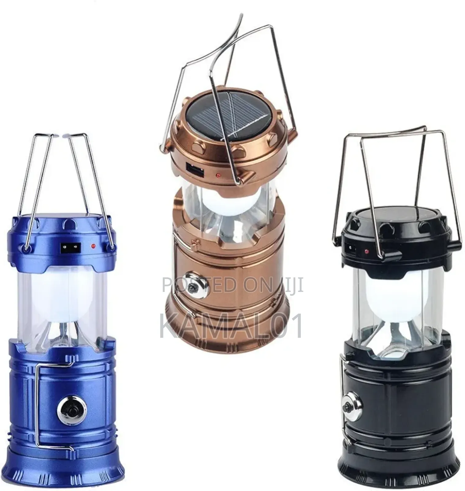 Rechargeable Solar and Charging Led Lantern Torch Light