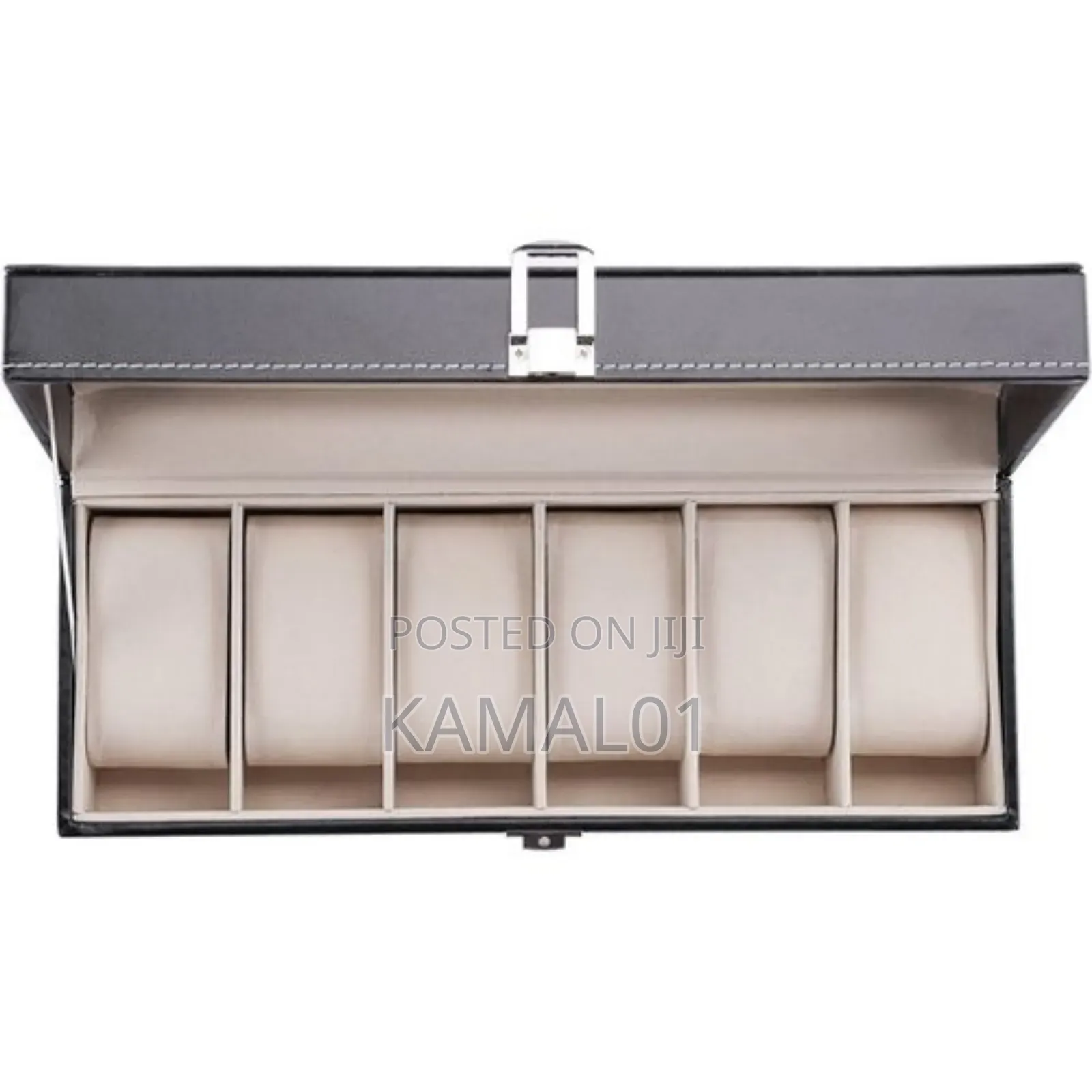 6 Pieces Slot Luxury Pu Leather Watch Box/Storage Box