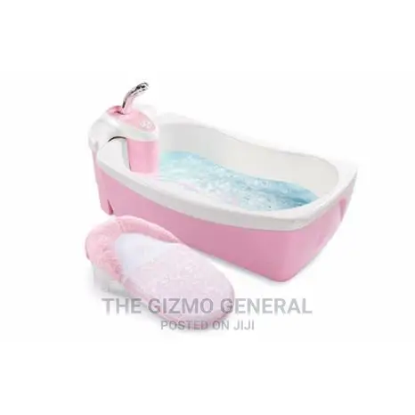 Lil' Luxuries Whirlpool Bubbling Spa Shower Tub - Pink