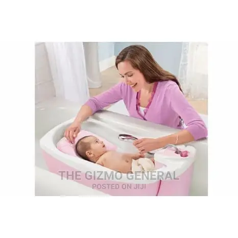 Lil' Luxuries Whirlpool Bubbling Spa Shower Tub - Pink
