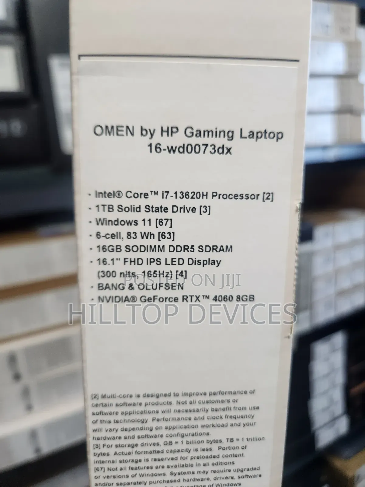 New Laptop HP Omen 16 16GB Intel Core I7 SSD 1T