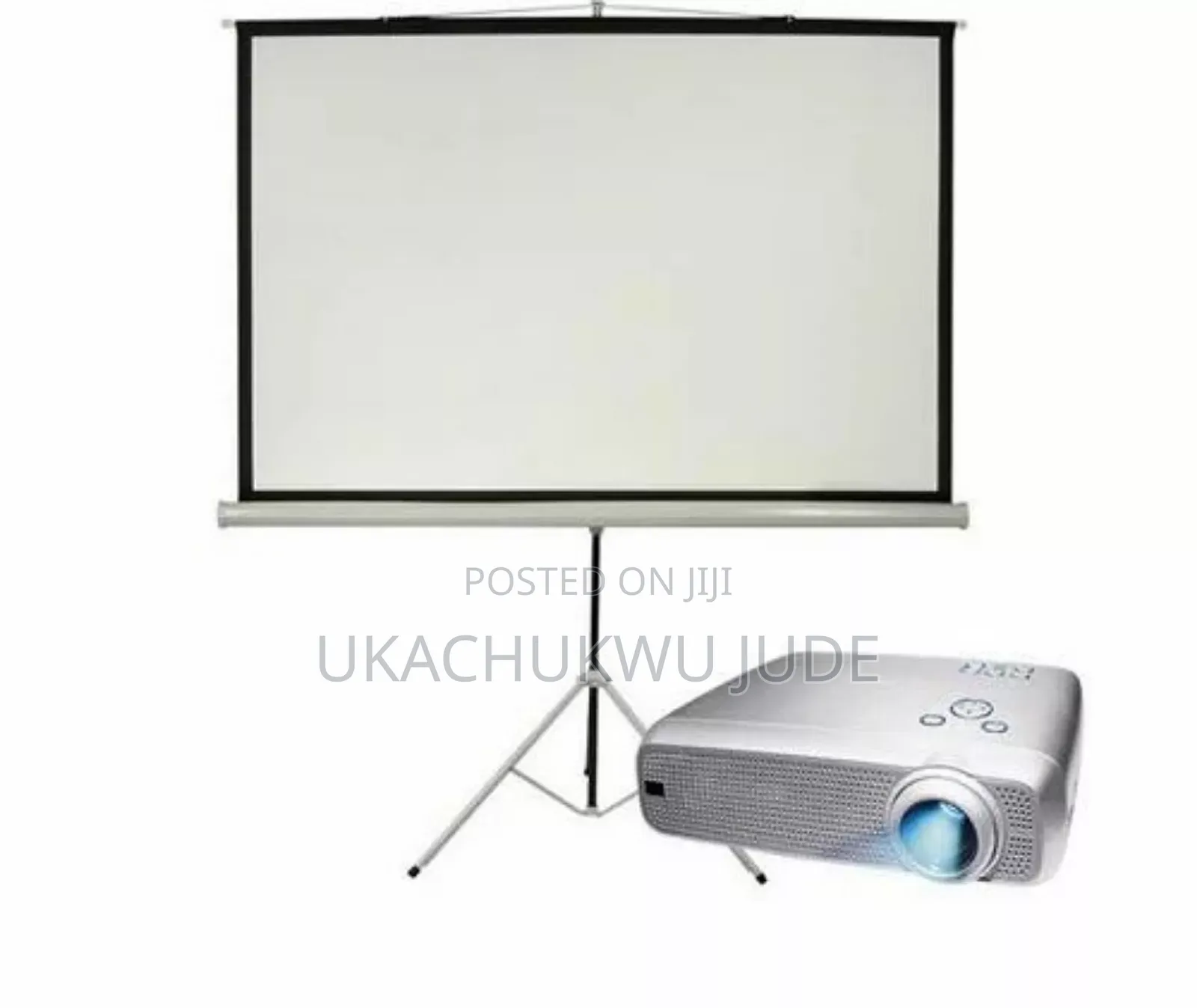 High Lumen Projector and Screen Available for Rent