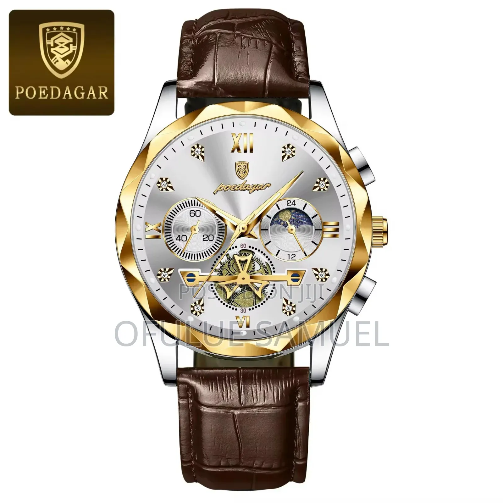 Sapphire Glass Poedagar Wristwatch