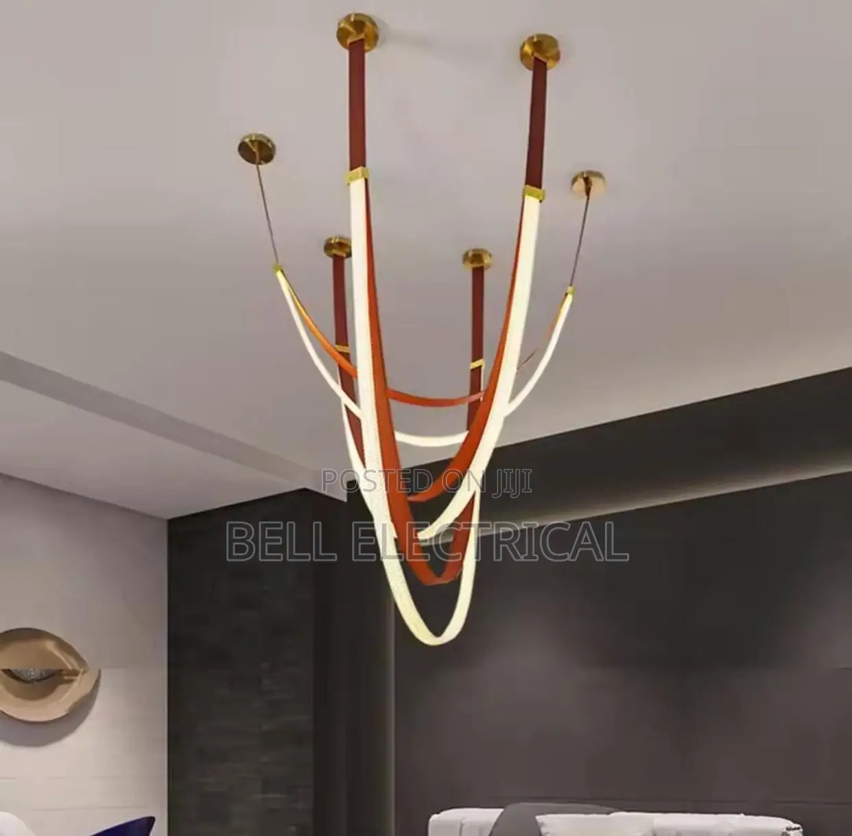 Modern Led Rope Chandelier