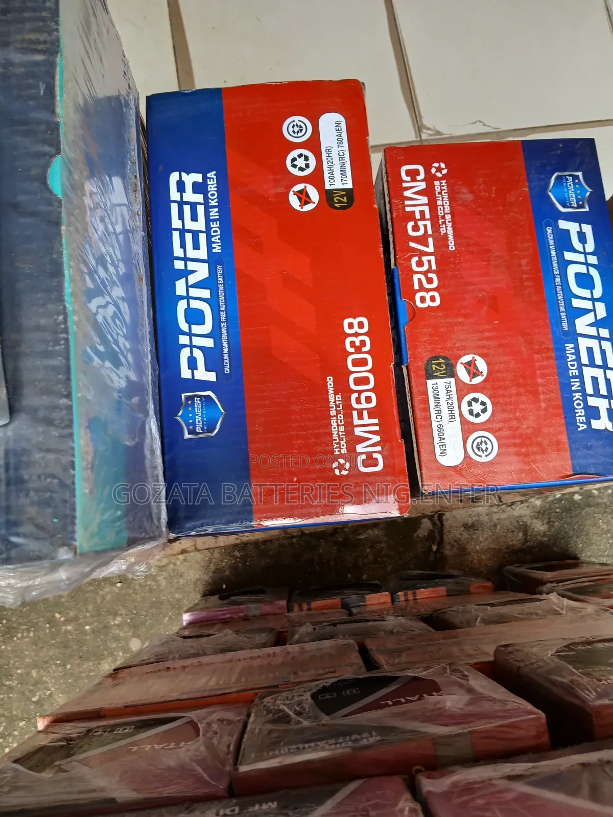 Original Car Battery 75ah, U Can Trade With Your Old Battery