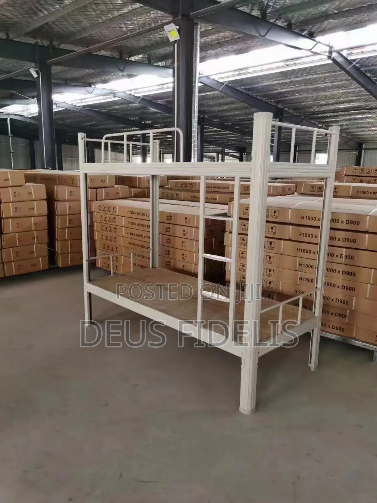 Imported Double Bunk Bed With Board