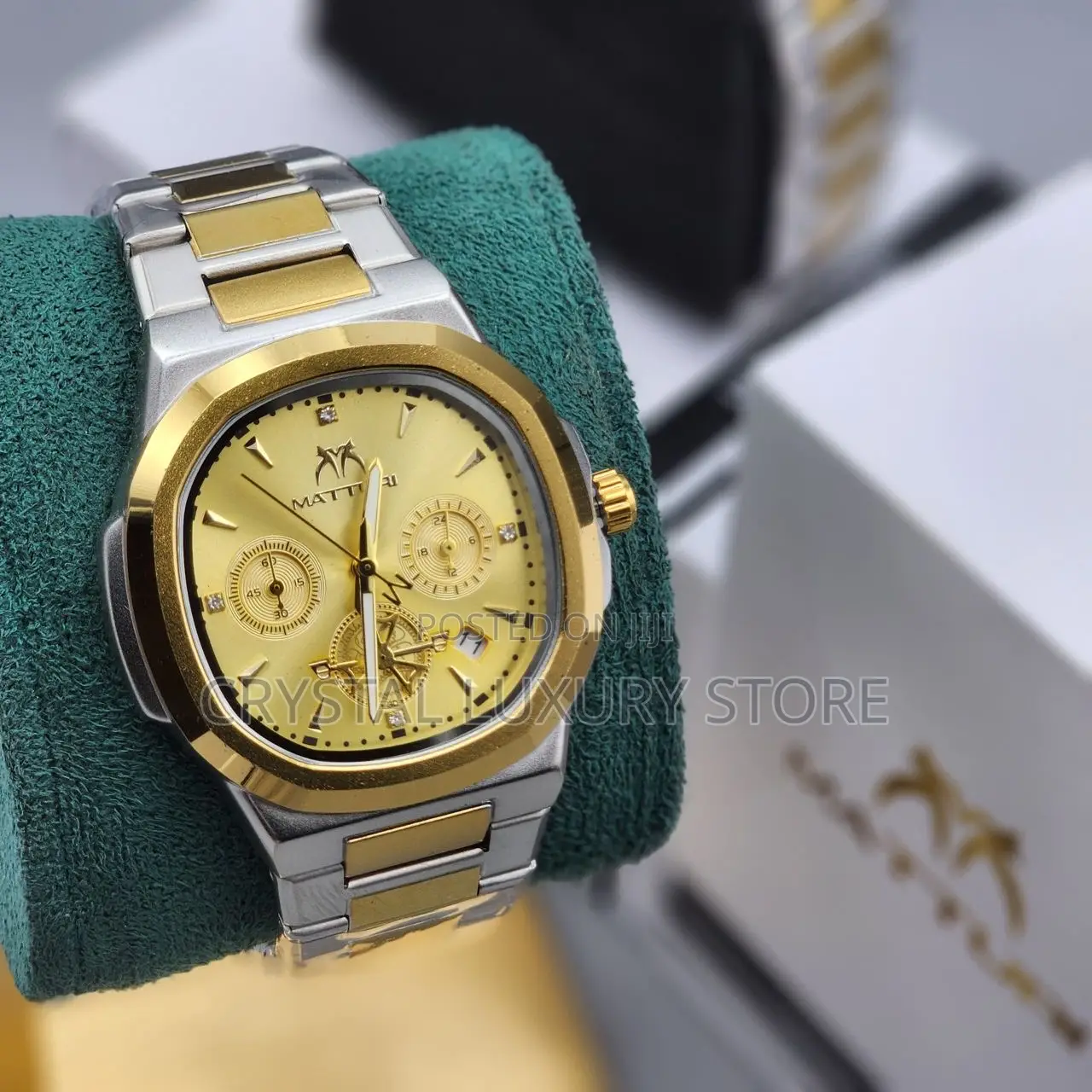 Matturi Quality Men Chain Strap Wristwatch