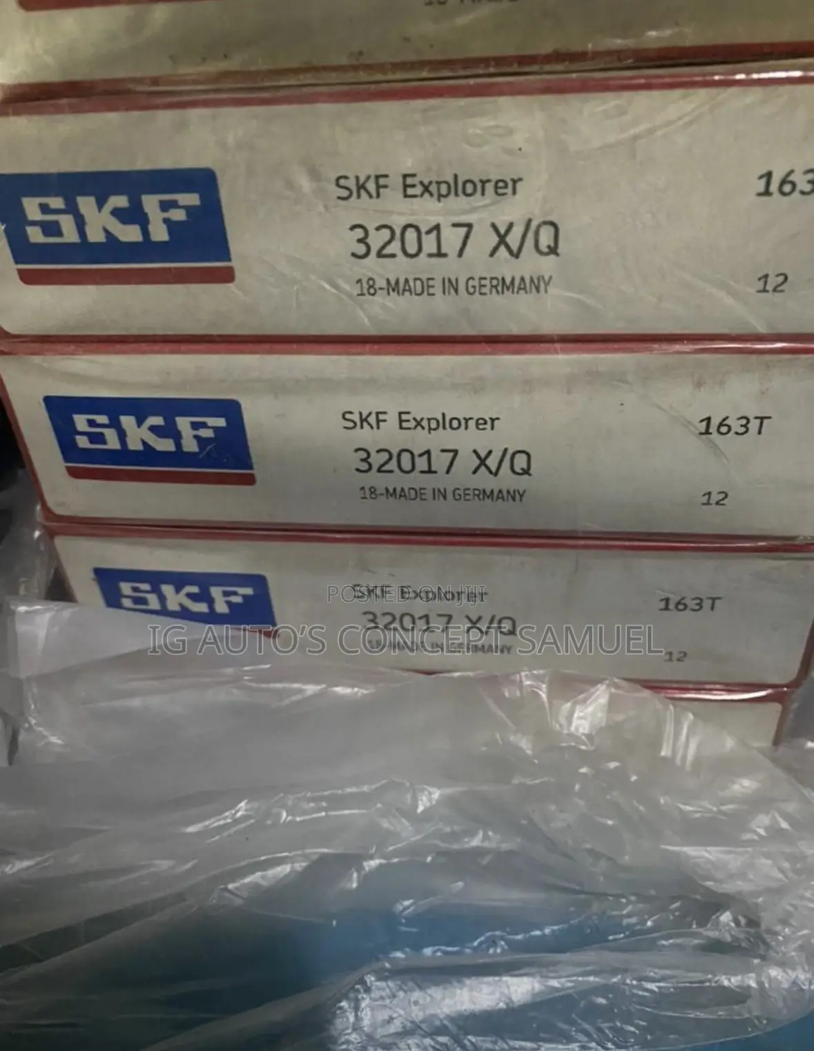 32017x/Q SKF Tapper Roller Bearing Available