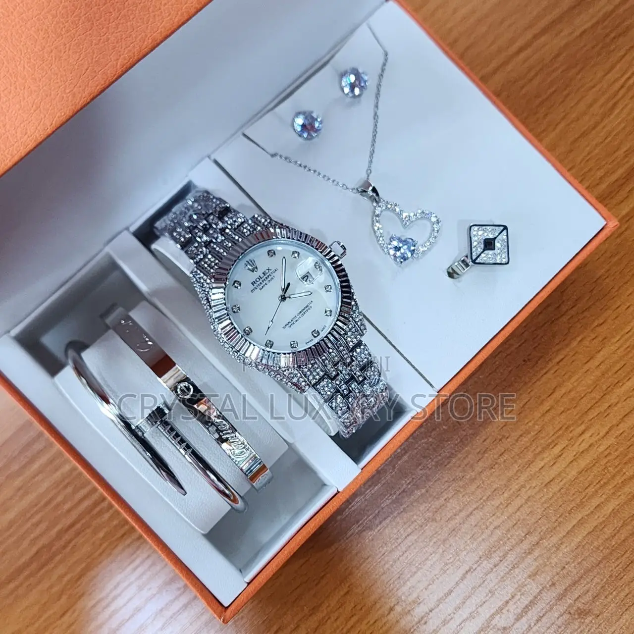 Rolex Quality Luxury Ladies Set Wristwatch