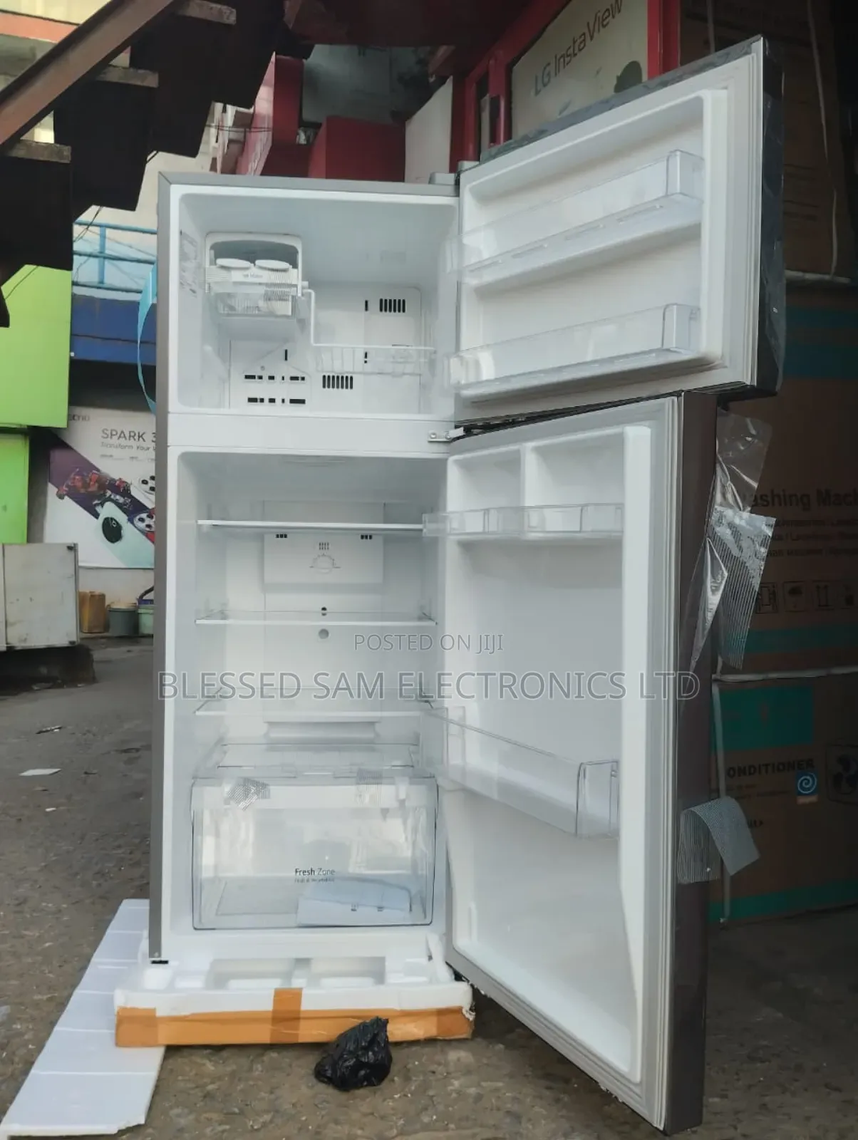 Lg Smart Inverter Fridge 286-L Double Door Fast Freezing