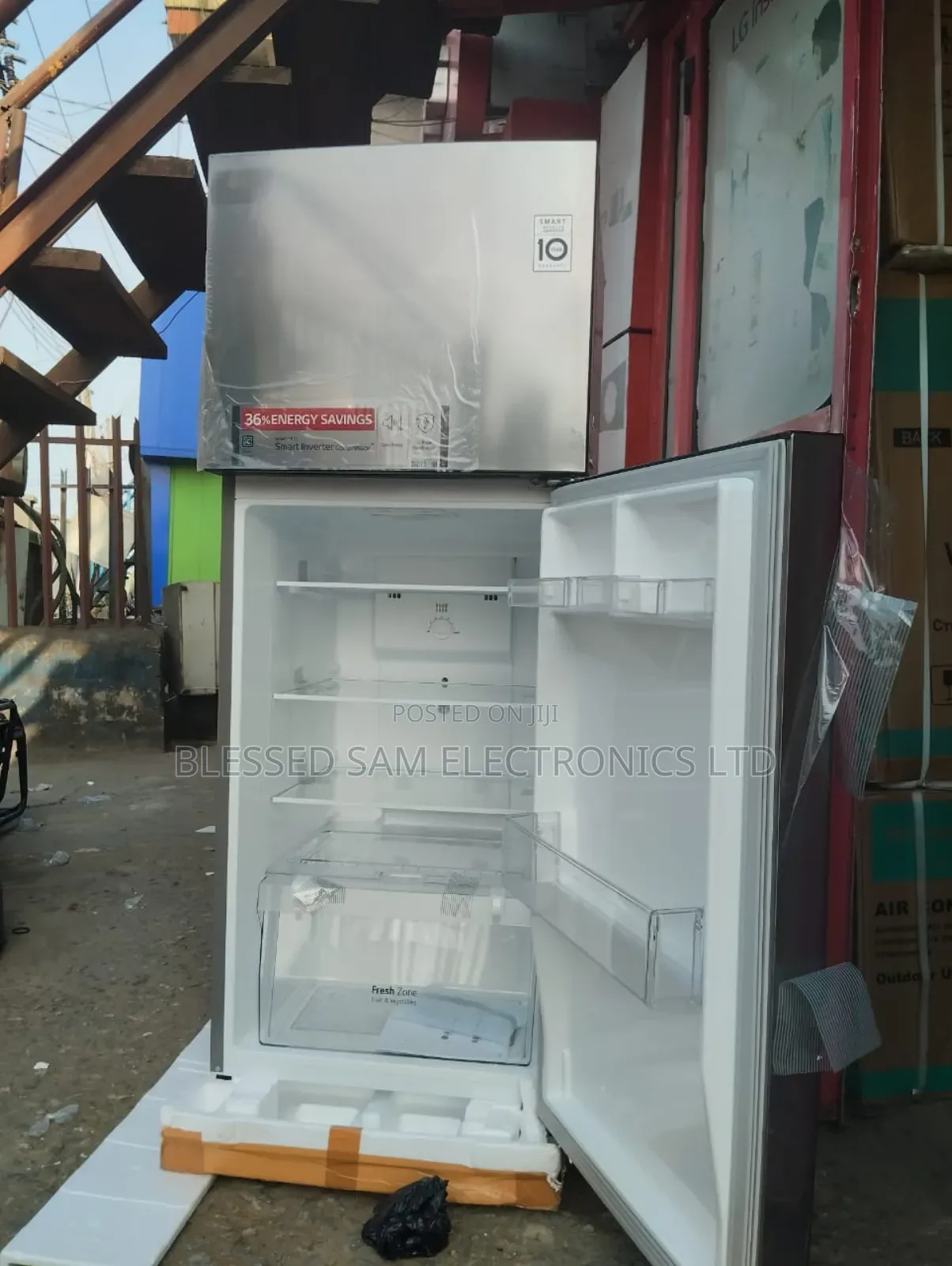 Lg Smart Inverter Fridge 286-L Double Door Fast Freezing