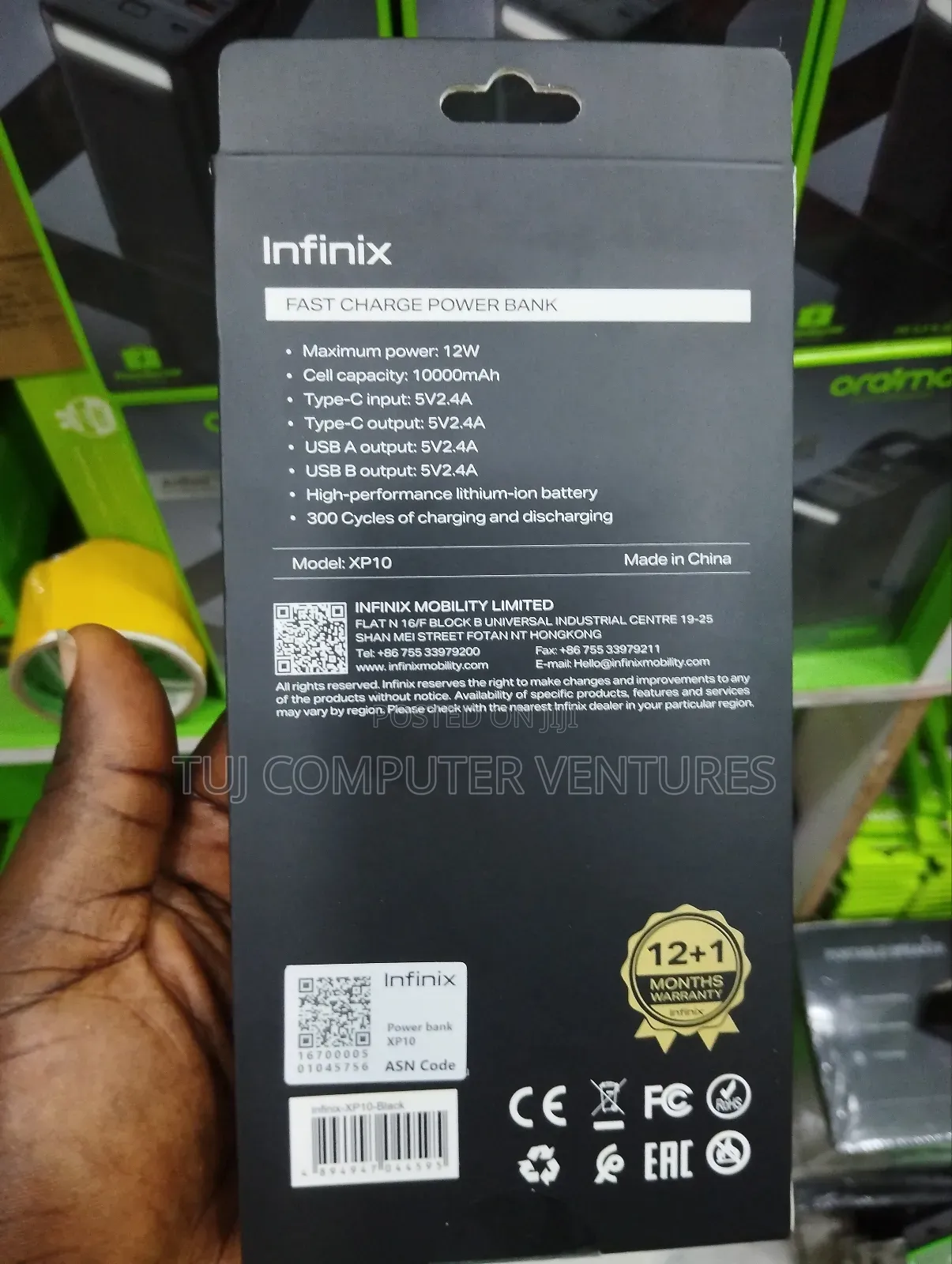 Infinix 10000mah Powerbank