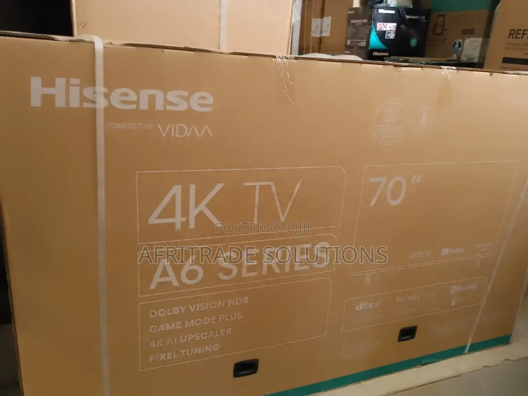 Original Smart Hisense 70" Uhd Led Series Tv