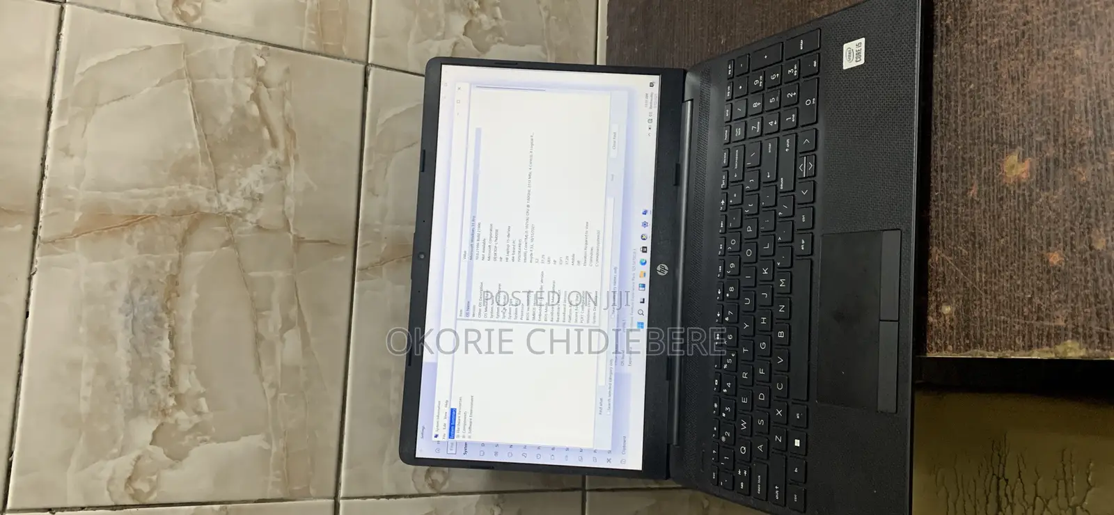 Laptop HP 15-Dw0037wm 8GB Intel Core I5 SSD 512GB