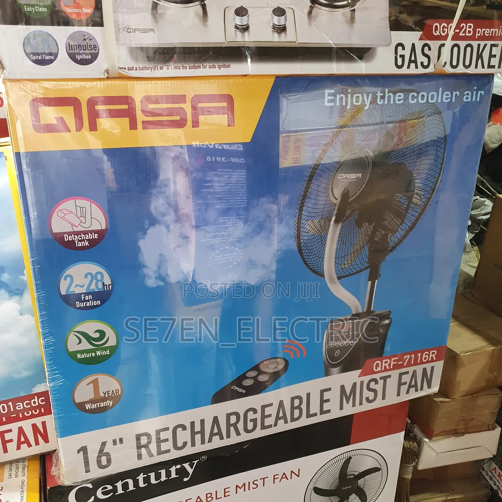 Gasa Mist Rechargeable Standing Fan