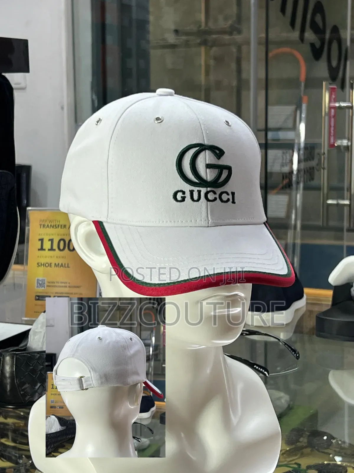 Original Gucci Face Caps Available in Store